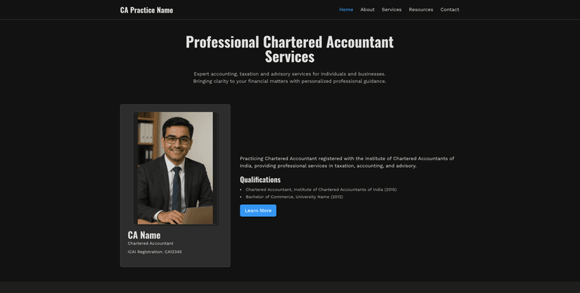 Demo Site 1 - Professional Firm
